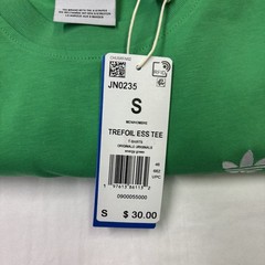 Adidas Originals Trefoil Ess Tee Energy Green T-Shirt JN0235 Men’s Size Small