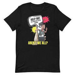 “Unisex Funny T-Shirt – Regular Fit, Crew Neck, 4-Color Design for All”