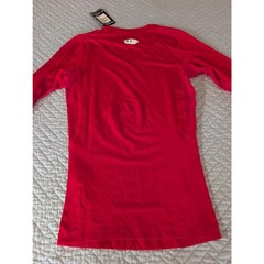 NWT Under Armour Heatgear Men’s Small Red Compression Long Sleeve Shirt (0924)