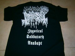 ABHORER – Zygotical Sabbatory Anabapt. Medium T-Shirt