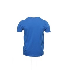 Junk Food Mens Crew Neck T-Shirt Blue 100% Cotton Solid Graphic Indianapolis Col