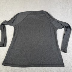 Faherty Cloud Cotton Henley Shirt Men XL Charcoal Gray Pullover Pima Cotton Soft