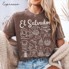 El Salvador Mass Shirt Gift Travel El Salvador Trip Lovers Souvenir Tee