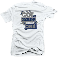 Shirt to Match Jordan 4 Retro White Midnight Navy 99 Problems