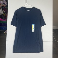 Eddie Bauer Short Sleeve T-Shirt Mens M Medium Dark Blue New With Tags