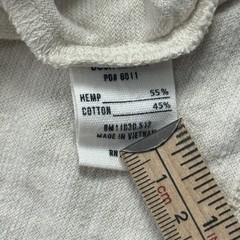 Buck Mason Yuma Hemp Cotton T-Shirt Mens Medium Quiet Luxury Straight Hem Tee