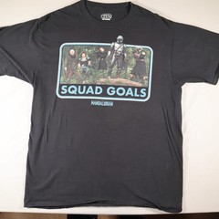 Star Wars Mandalorian Squad Goals T Shirt Mens Size Large Black
