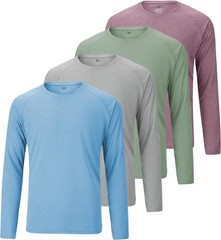 5 Pack Men’s Dry Fit T Shirts -Athletic Running Gym Workout Tees – Expert Choice