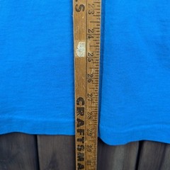 BVD Distressed Vintage Gradient Sun Faded Distressed Selvedge Pocket Shirt Large