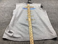 Vintage Disney Blizzard Beach I Survived Summit Plummet Tank Top Gray X-Large