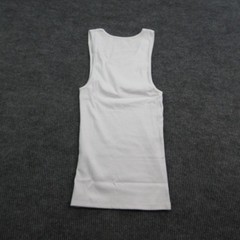 EKKOVISION Shirt Mens 2XL White Sleeveless Ribbed Tank Slim Fit Cotton NWOT