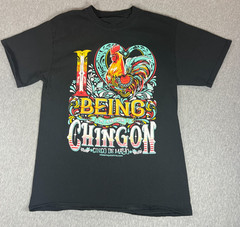 Lorenzo’s Mexican Restaurant T-Shirt Mens L Port & Company PC61 Chingon Fiesta