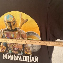 Star Wars Mandalorian T-Shirt Men’s Size Small Short Sleeve Black 100% Cotton