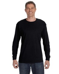 Gildan G540 Men’s Heavy Cotton Preshrunk T Shirt Long Sleeve Crew Neck T-Shirt