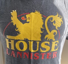 2019 HBO Game of Thrones House Lannister Medium Sleveless Tank Top NWT