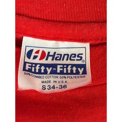 VTG 1984 DALE I Believe In Santa Tee Graphic Red Single Stitch Made in USA Sz S