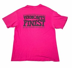 Vintage Distressed Thrashed Pink Ben and Jerry’s Ice Cream Graphic Shirt Size L