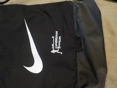 NIKE MLK Dream Run Martin Luther King Dri-Fit T-Shirt and Sling Bag backpack