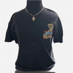 Crystal Cobra Oversized T-Shirt | Size M | Black Washed Short Sleeve