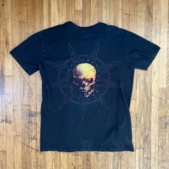 Slipknot Grid Mask & Skull Nonagram T-Shirt small