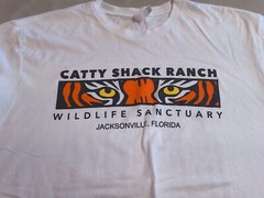 Caddy Shack Ranch Wildlife Sanctuary Jacksonville Florida White T-Shirt Size XL