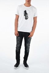Just Cavalli Skull T-Shirt Tee Size XL
