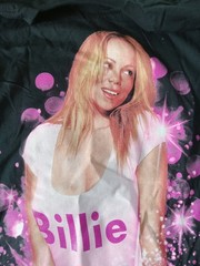 Size Large Mariah Carey Black Billie T-Shirt NEW SEE PHOTOS