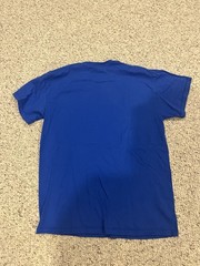 Gildan Men’s Blue Delaware Track & Field Logo Crew Neck T-Shirt Size M