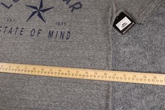 Rally Texas Grey Lonestar State of Mind Short Sleeve T-Shirt Large NWT
