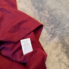 Murano Liquid Luxury Mock Neck Shirt Mens 2XL Tall Burgundy Long Sleeve NWT