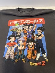 Dragon Ball Z Anime T Shirt Mens Large Goku Vegeta Trunks Graphic Black 2021