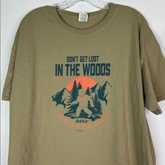 Fruit Of The Loom D.A.R.E Stay On The Path Tshirt Brown Size XL