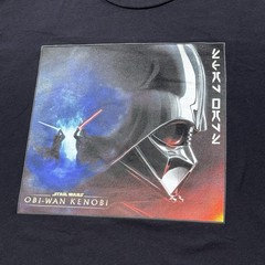 Star Wars Obi-Wan Kenobi Darth Vader Graphic T Shirt Black Large L