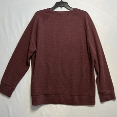 Banana Republic Men’s Thermal Shirt Size XL Crew Neck Long Sleeve Burgundy