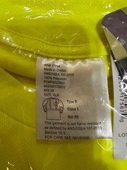 hi vis shirt long sleeve size XL