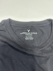 American Eagle Tee Shirt Mens Size Medium #24433 Black with Gray EUC