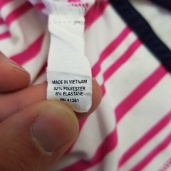 RLX Ralph Lauren Polo Shirt Mens Large Pink Striped Performance Stretch Golf