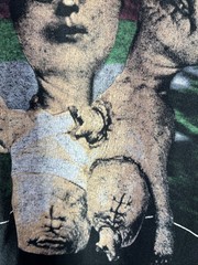vintage 1992 Pigface Fook Shirt Size Large Faded black SEE photos!