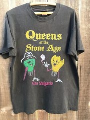 QUEENS OF THE STONE AGE ERA VULGARIS RETRO CHARCOAL UNISEX TSHIRT S-5XL