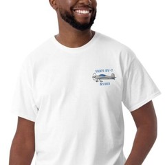 Flyboy Toys Custom Embroidered Van’s RV-7 T-Shirt (Left chest only)