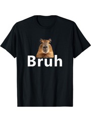 NEW LIMITED Capybara Bruh Animals T-Shirt