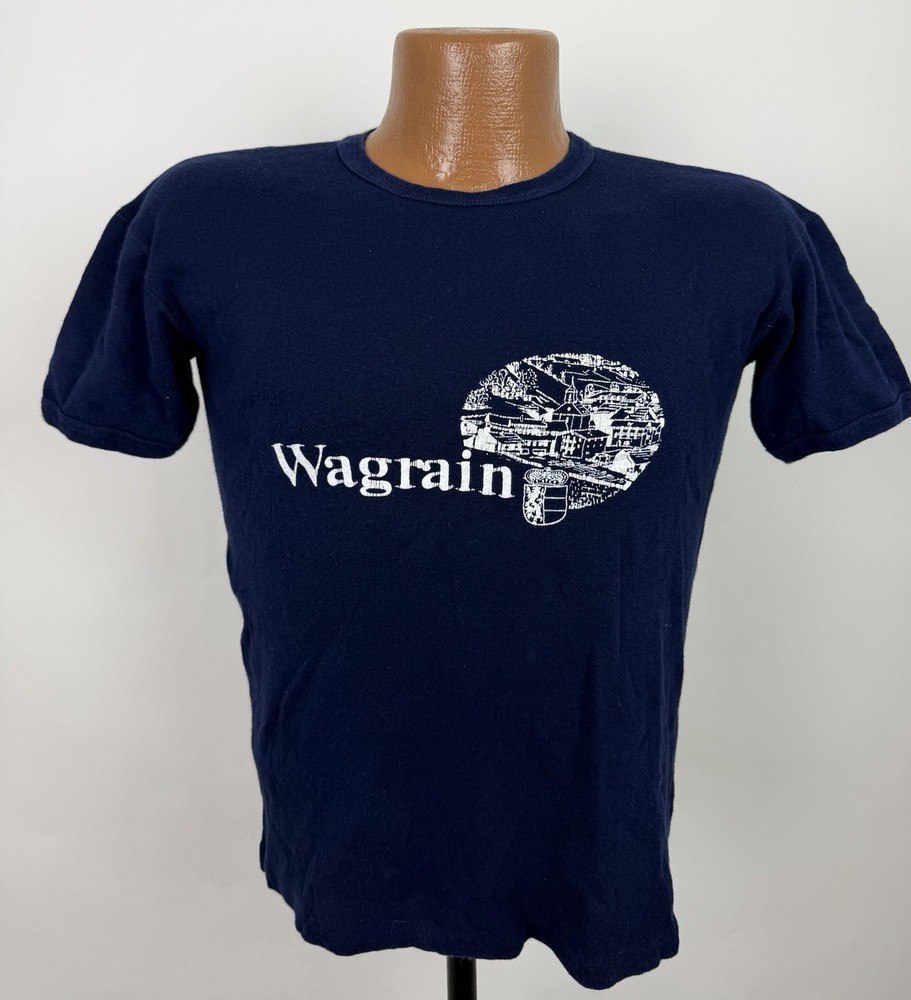 Vintage Europe T-shirt Unisex Small 70s 80s Muscle Tee Wagrain Austria Hippie