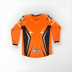 Bilt Jersey Long Sleeve Motocross Dirt Bike Cycle Moto Men’s Size Large Orange