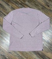 Free Fly Bamboo Performance Henley Long Sleeve Shirt Red Men’s Size Medium