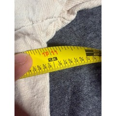 Tan Beige Essential Long Sleeve Cotton T-Shirt Oversized Seam Detail Mens XL