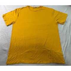 Royal Avalon Sun-Ray UV Protection Bamboo Blend T-Shirt Mens Large Yellow Solid