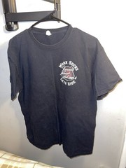 Laconia Motorcycle Week 2014 “Work Sucks Let’s Ride” Blk T-shirt Men’s L Jerzees