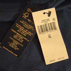 Polo Ralph Lauren Men’s Classic Fit Crew Neck Logo T-Shirt Blue Solid XL