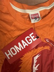 Homage Mens Size XXL Tampa Bay Buccaneers Shirt Creamsicle Orange Retro NFL