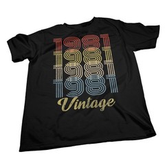 45th Birthday Gift Shirt For Men – 1981 Retro Birthday – 004
